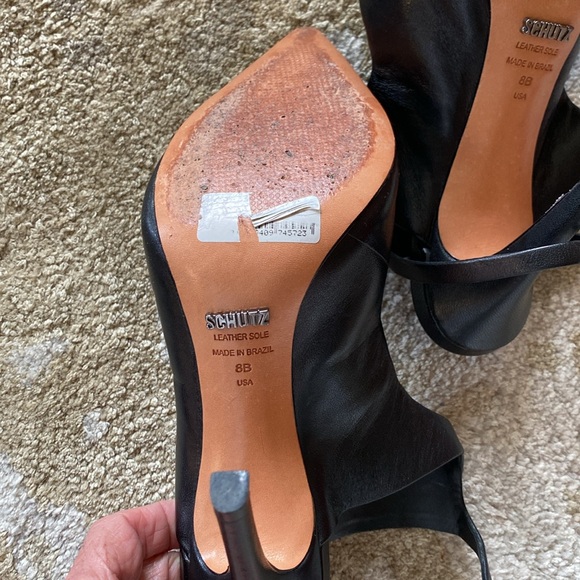 SCHUTZ Genuine Leather Stiletto Sling Back - Picture 3 of 6